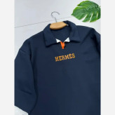 ست بلوز و شلوار زنانه مازراتی درجه یک مدل HERMES رنگ مشکی موکا سرمه ای سایز فری 38 تا 46
