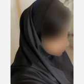 مقنعه تل دار ویسکوز درجه یک قد 90 رنگ سورمه ای تل مشکی فری سایز