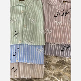 مانتو مروارید دوزی پاپیون لنین زارا درجه یک فری سایز