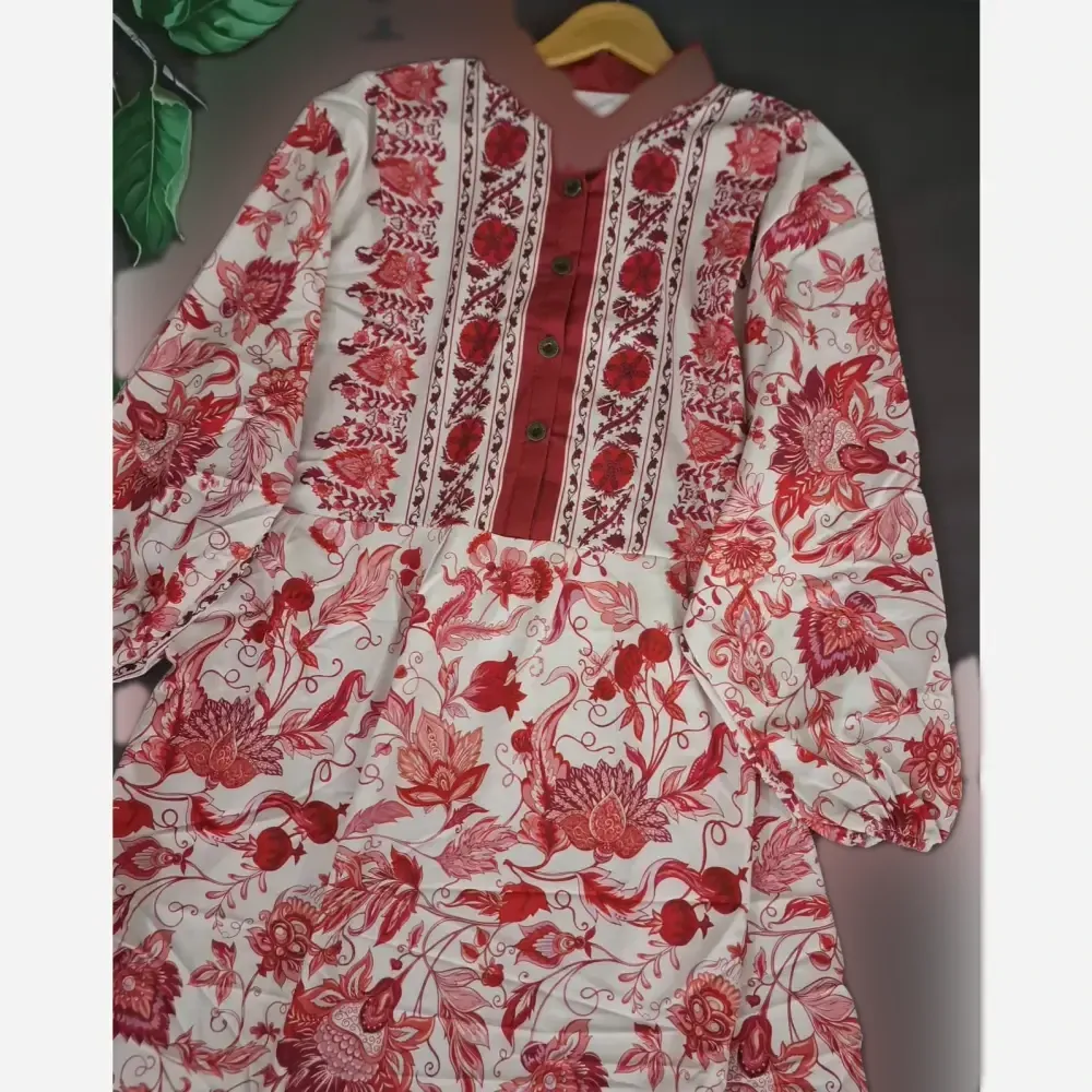 پیراهن ساحلی زنانه جنس بوگاتی فری سایز 38 تا 48 یقه دکمه دار با کمربند قد 135