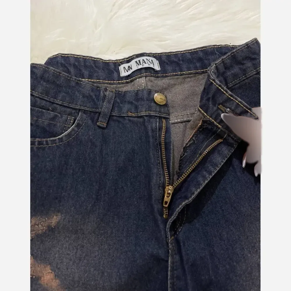 شلوار فول بگ جین درجه یک زنانه سایز 38 تا 46