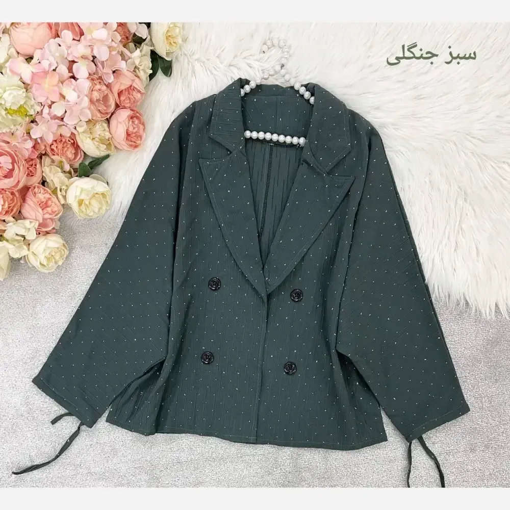 کت پانچ آیوا بارانی نگینی فری سایز