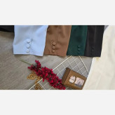 کت و شلوار پریناز مازراتی فری سایز تا 46 رنگ بندی متنوع قد کت 55 قد شلوار 105