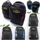 کوله پشتی اقتصادی برزنتی مدل CAMEL سه زیپ با جای بطری سایز 45 در 35 سانتیمتر