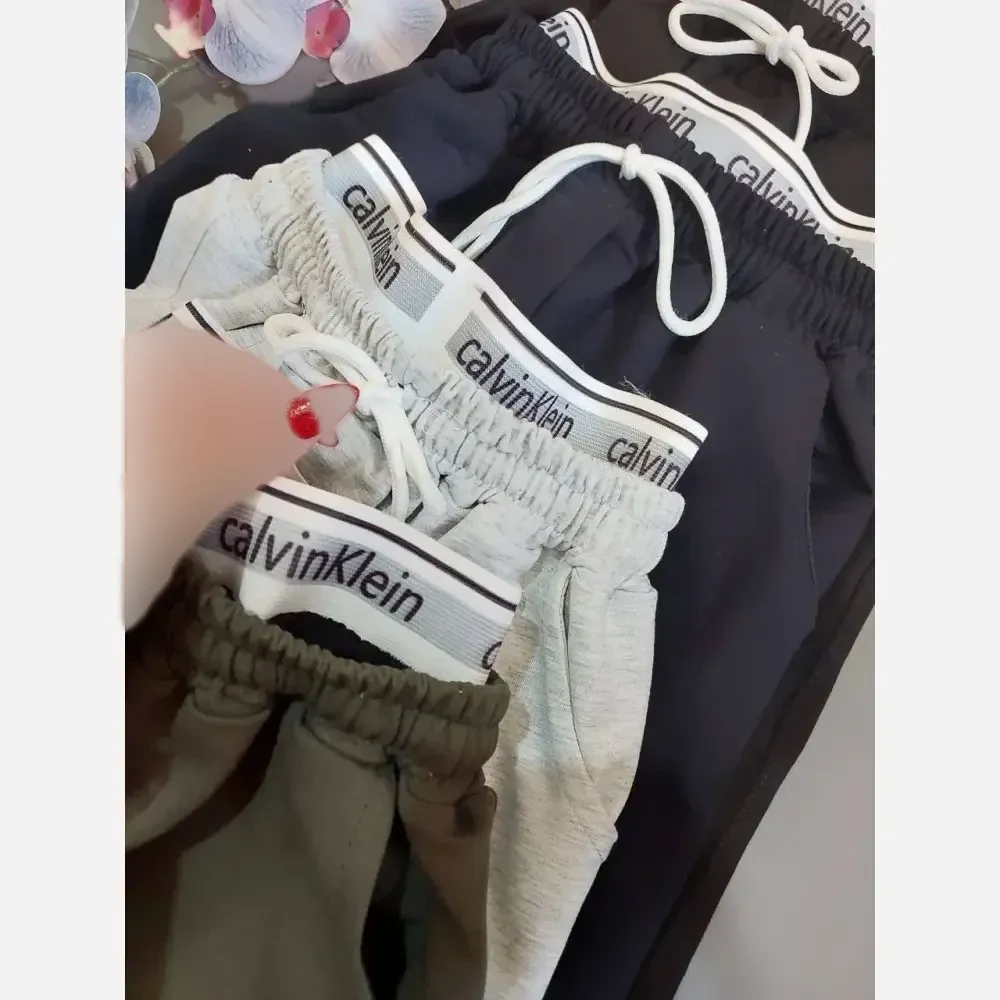 شلوار جاگر اسپرت دخترانه و پسرانه دورس گلکسی کمر کلوین
