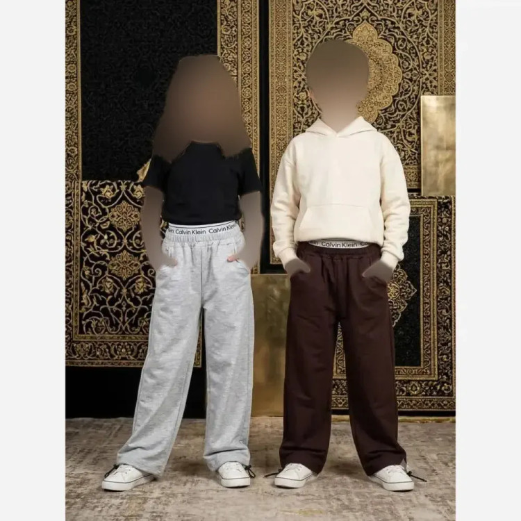 شلوار جاگر اسپرت دخترانه و پسرانه جنس دورس گلکسی سایز بندی متنوع