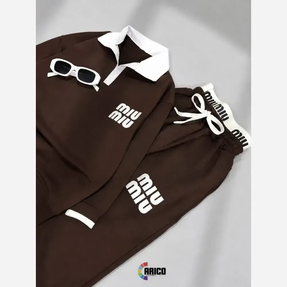 بلوز و شلوار دورس دو نخ پنبه لاکرادار آویسا سایز 50 تا 65