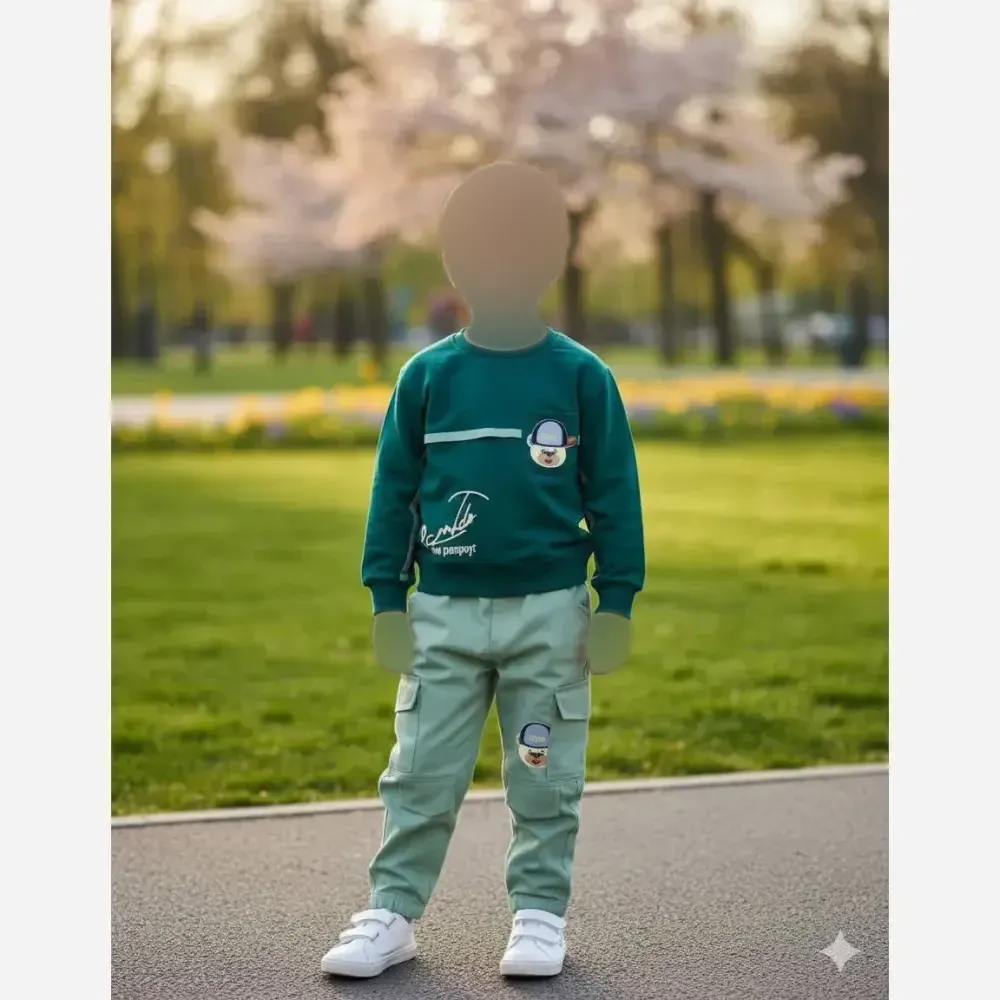 بلوز و شلوار بچگانه بلوز پنبه دورس لاکرا و شلوار کتان درجه یک رنگ بندی متنوع سایز 35 تا 45