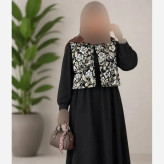 سارافون کریشه با جلیقه سوزن دوزی مدل نیوشا سایز 38 تا 46