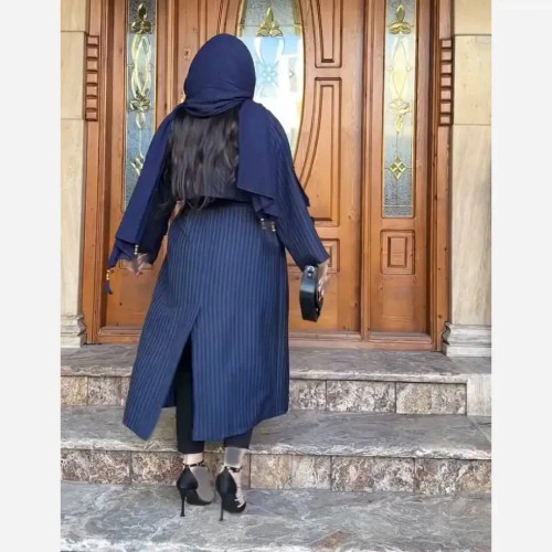 مانتو دانشجویی ساره جنس کتان پلاس پاییزه
