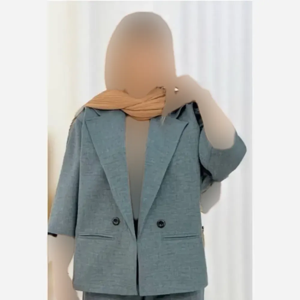 کت تک زنانه جنس شانتون اسلپ خنک تابستانه