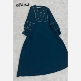 مانتو عبایی پاپیون جنس الیزه درجه یک فری سایز