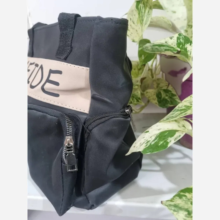 کیف ماهان جنس نانسی با آستر خارجی سایز 25 در 30 رنگ سورمهای و مشکی