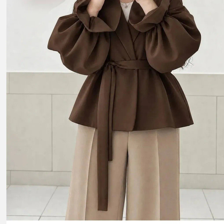 کت شلوار زنانه مازراتی مدل نوتلا دوخت مزونی