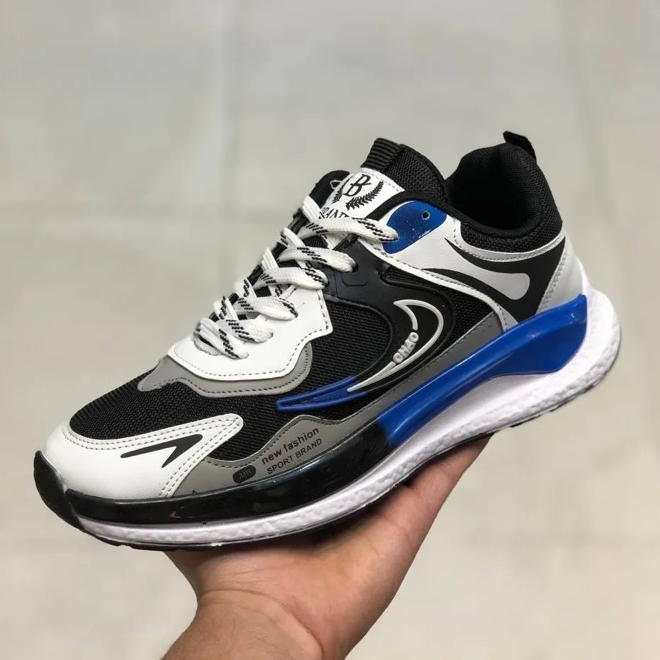 کفش نایک بتا مردانه مشکی آبی کتونی اسپرت و روزمره