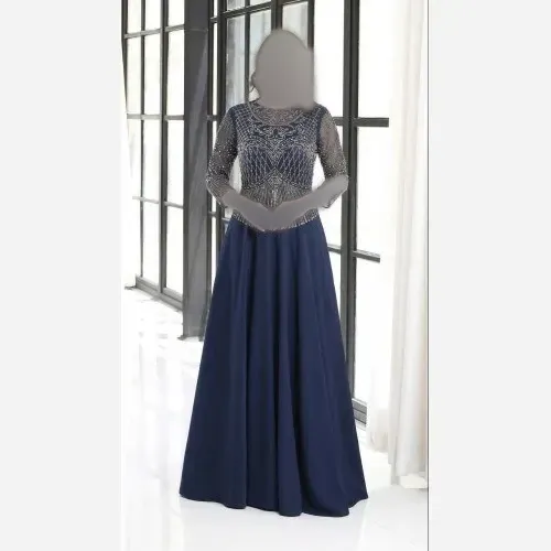 ماکسی زنانه سایز بزرگ حریر کاپدار نگیندار مدل لعیا رنگ مشکی سبز سورمه ای سایز 46 تا 60