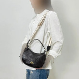 کیف کوچ قایقی دستی و دوشی زنانه چرم مصنوعی با بند قابل تنظیم