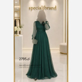 پیراهن مجلسی ماکسی تانیا لمه بارکدی و تور قد 160 زنانه در رنگ بندی مشکی، طوسی، سبز، صورتی، زرشکی و سایزهای 40 تا 50