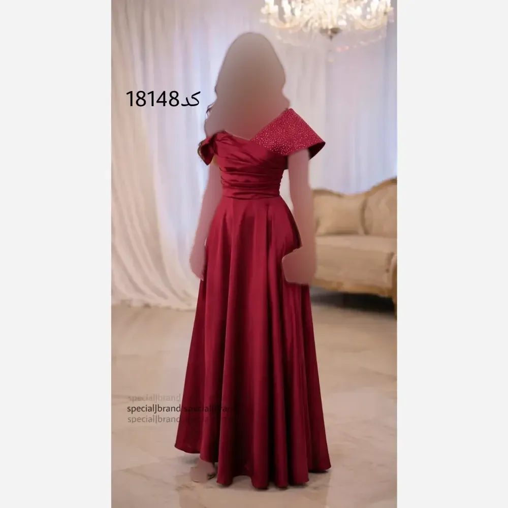 ماکسی مجلسی بارانیا جنس ساتن قد 160