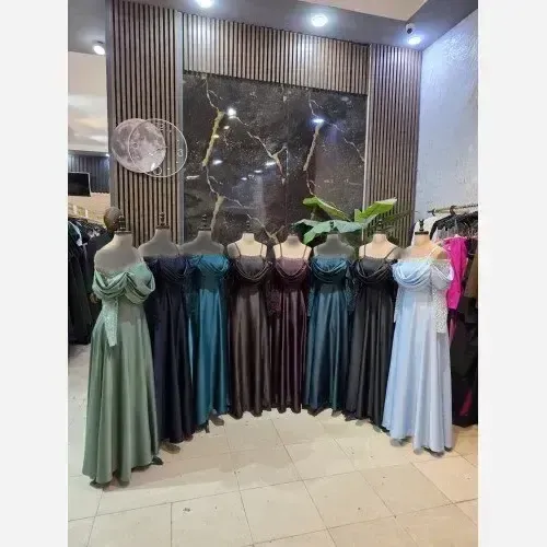 لباس مجلسی دخترانه پرنسا ساتن زارا و دانتل کاپ دار سایز 36 تا 46