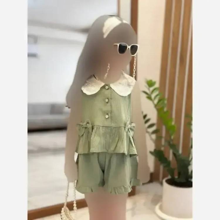 ست بلوز و شورتک اطلس خنک سایز 40 تا 50