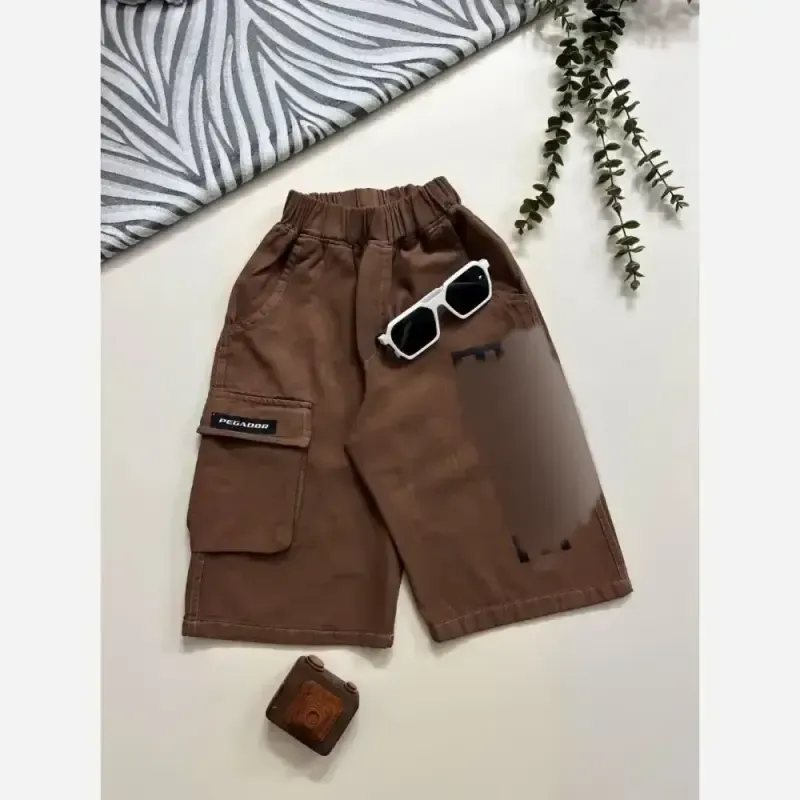 ست تیشرت و شلوارک اسپرت نخ پنبه و لی بچه گانه سایز 45 تا 60