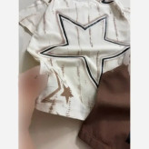 ست تیشرت و شلوارک اسپرت نخ پنبه و لی بچه گانه سایز 45 تا 60