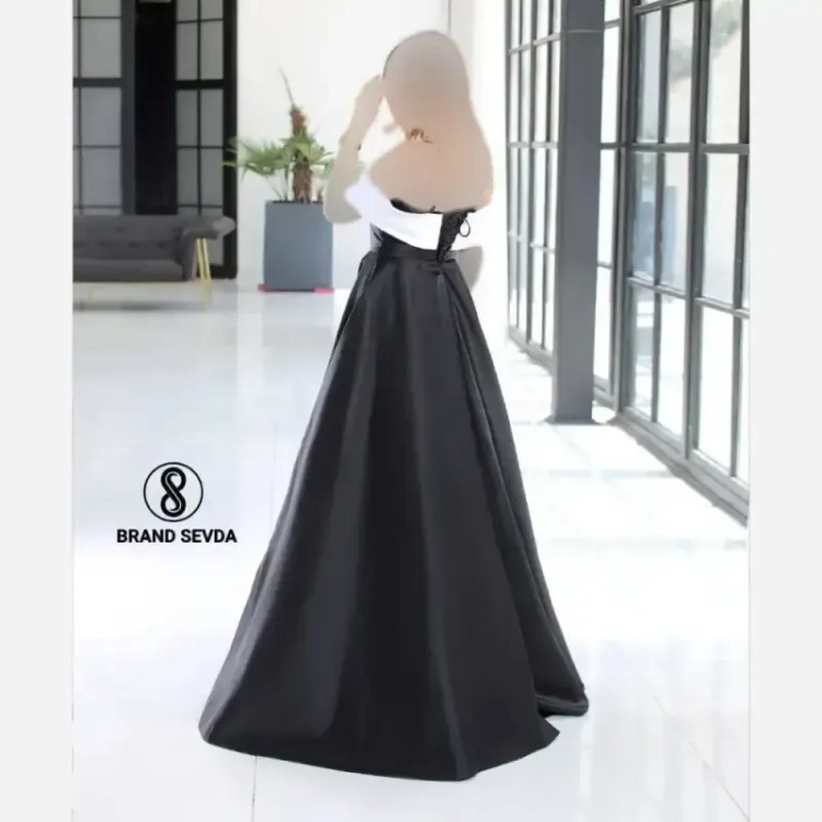 لباس مجلسی مدل دایانا پارچه ساتن آمریکایی سایز 38 تا 46