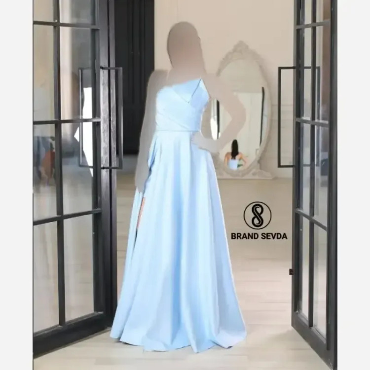 لباس مجلسی مدل فرانک پارچه ساتن آمریکایی سایز 38 تا 48