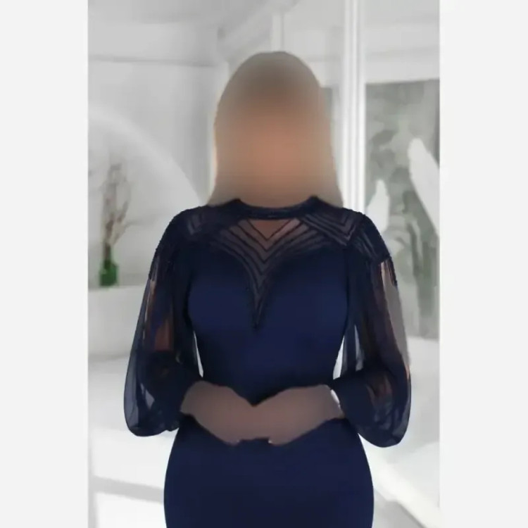 لباس مجلسی مدل میرانا پارچه داقلیج و حریر سنگدوزی شده سایز 38 تا 48