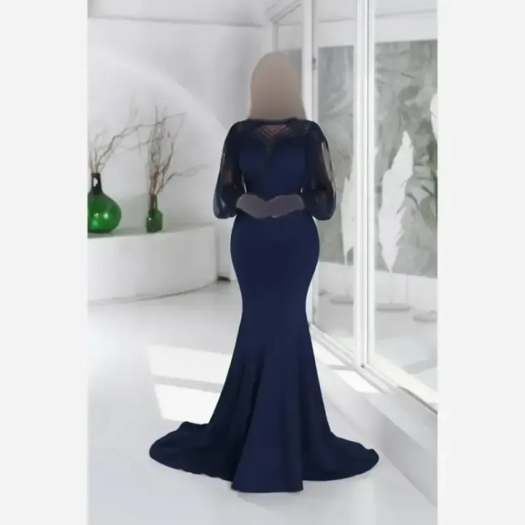 لباس مجلسی مدل میرانا پارچه داقلیج و حریر سنگدوزی شده سایز 38 تا 48