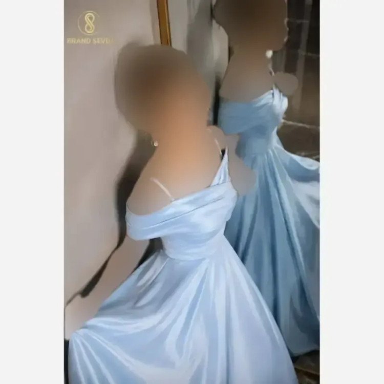 لباس مجلسی مدل هانیدا ساتن آمریکایی سایز 38 تا 48
