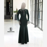 لباس مجلسی مدل کیارا متریال قواصی سنگ دوزی شده سایز 38 تا 48