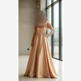 مدل بیتا لباس مجلسی پارچه جسیمکو با ساتن آمریکایی سایز 38 تا 48