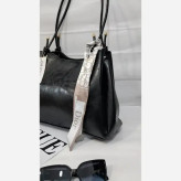 کیف چرم خارجی مدل آیلار مشکی سایز 33 در 28
