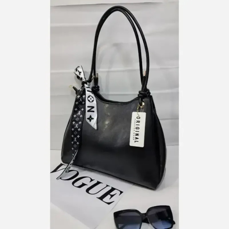کیف چرم خارجی مدل آیلار مشکی سایز 33 در 28