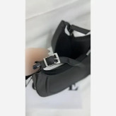 کیف مهرلین چرم مشکی سایز 15 در 20
