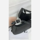 کیف مهرلین چرم مشکی سایز 15 در 20
