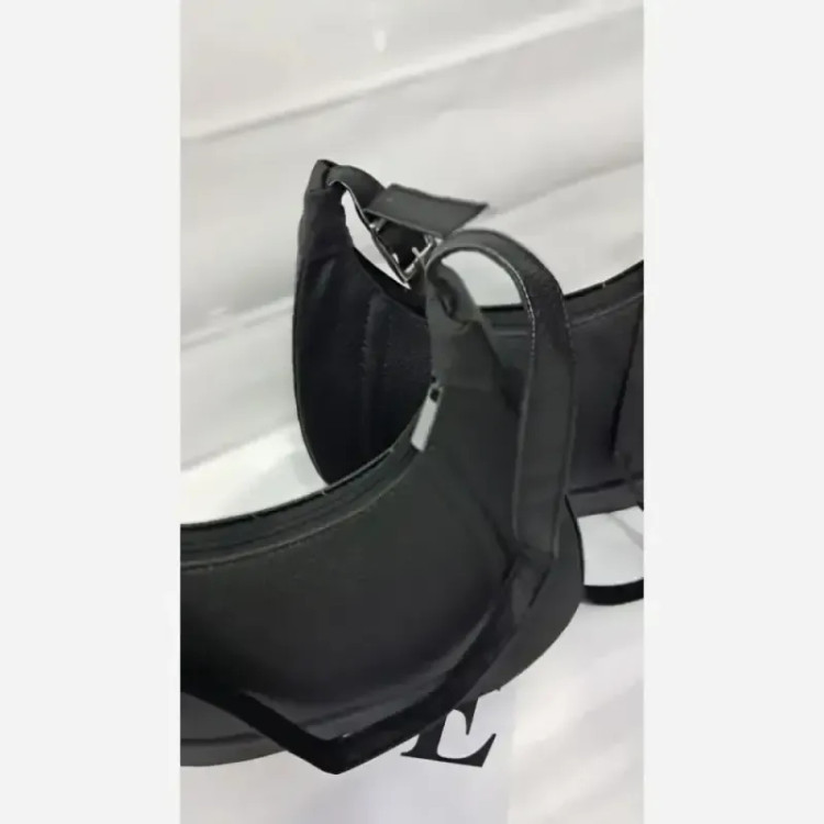 کیف مهرلین چرم مشکی سایز 15 در 20