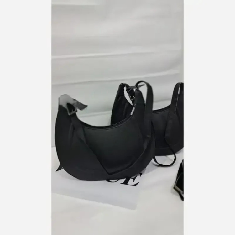 کیف مهرلین چرم مشکی سایز 15 در 20