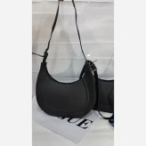 کیف مهرلین چرم مشکی سایز 15 در 20