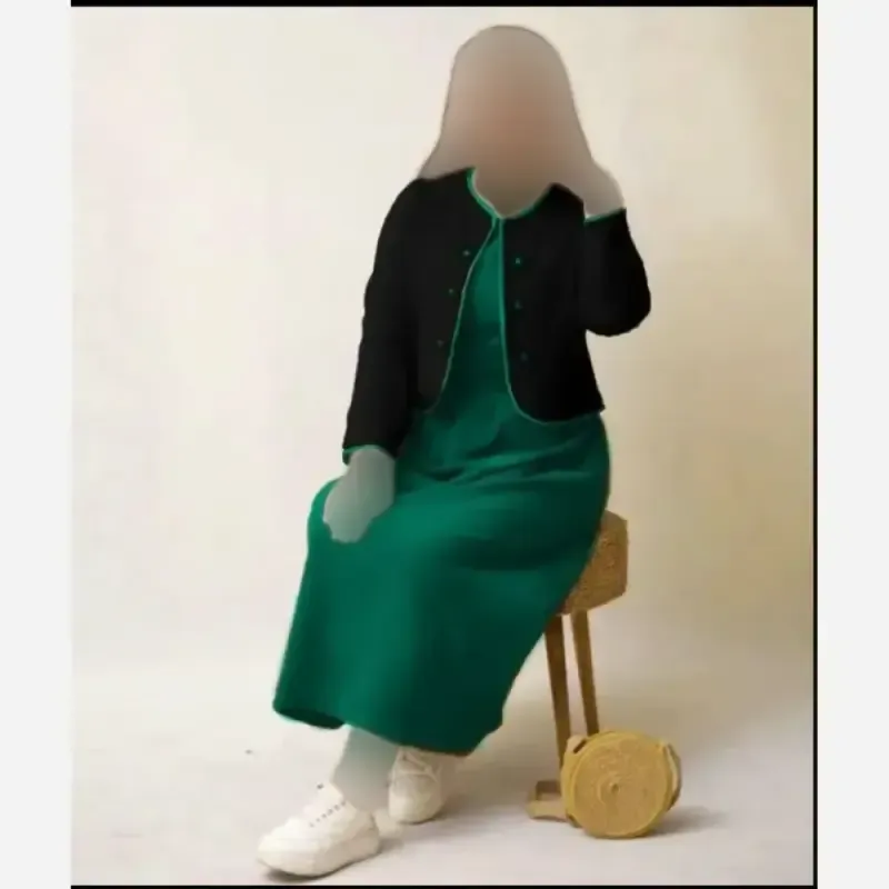 ست کت و سارافون زنانه مدل آندیا فری سایز