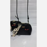 کیف دخترانه چرم ورنی هایا سایز 20 در 12 بند دوشی دار