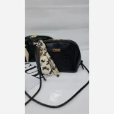 کیف دخترانه چرم ورنی هایا سایز 20 در 12 بند دوشی دار