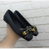 کالج کلاسیک زنانه مدل برگی رویه وارداتی زیره تخت سایز 37 تا 40