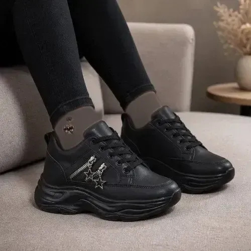 کتونی لژ مخفی زنانه مدل سارا رنگ مشکی سایز 37 تا 40