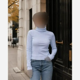 بلوز یقه اسکی زنانه فانریپ پنبه کبریتی فری سایز