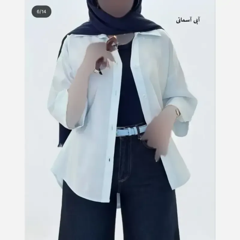 شومیز تابستونی لینن اسلپ فری سایز رنگی
