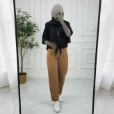 شومیز گره ای زنانه جنس صوفیا فری سایز
