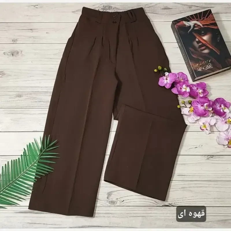 شلوار بگ زنانه صوفیا ژاکارد خنک تابستانی سایز 38 تا 46